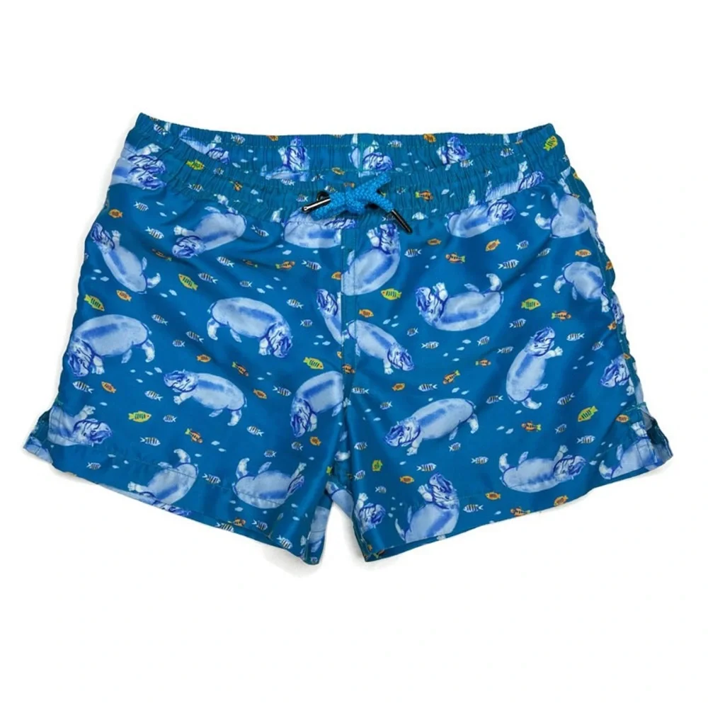 Sunuva Hippo Swim Trunks and‎ Rash Guard